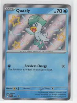 Pokemon Scarlet & Violet Black Star Promo - Quaxly (Baby Shiny) SVP 082 - Image 1