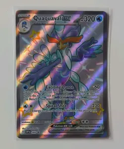 Pokemon TCG Paldean Fates Quaxly SVP 082, Quaxwell SVP 083, Quaquaval SVP 084 NM - Image 2