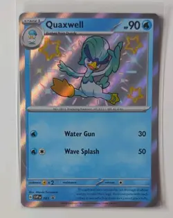 Pokemon TCG Paldean Fates Quaxly SVP 082, Quaxwell SVP 083, Quaquaval SVP 084 NM - Image 3