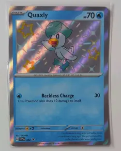 Pokemon TCG Paldean Fates Quaxly SVP 082, Quaxwell SVP 083, Quaquaval SVP 084 NM - Image 4
