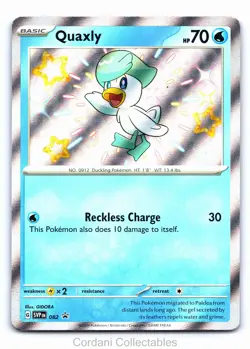 Quaxly SVP082 - SV Black Star Promo - Pokemon Card - Near Mint - Image 1