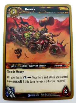 WoW TCG World of Warcraft 2011 Showdown: Goblins of Anarchy - Power Promo NM - Image 1