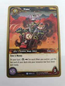 WoW TCG World of Warcraft 2011 Showdown: Goblins of Anarchy - Time Promo NM - Image 1