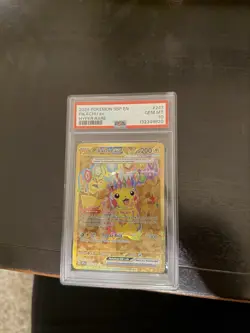 POKEMON SSP EN-SURGING SPARKS #247 PIKACHU EX HYPER RARE PSA 10 - Image 1