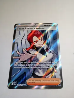 Pokemon TCG Destined Rivals Team Rockets Ariana Card 224/182 Full Art - Image 1