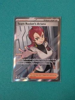 Pokemon TCG Destined Rivals Team Rockets Ariana Card 224/182 Full Art - Image 1