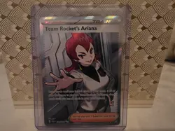 Pokemon TCG Destined Rivals Team Rockets Ariana Card 224/182 Full Art Trainer M - Image 1