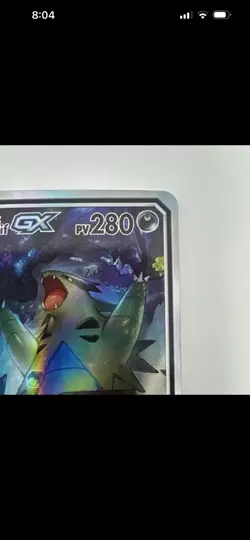 Mega Sableye & Tyranitar GX 226/236 Full Art Holo TAG TEAM FRENCH Pokemon Card - Image 3