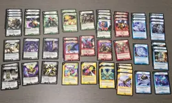 Vintage Duel Masters TCG Card Lot Wizards Of The Coast DM 09 Fatal 53 Cards - Image 1