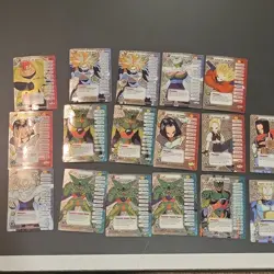 Score Dragon Ball Z Foil 17 Cards Cell, Android 17, Android 18, Trunks, Piccolo - Image 1