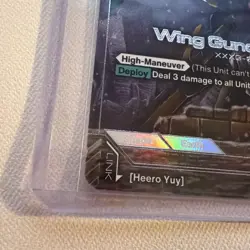 Gundam Card Game Newtype Rising Wing Gundam Zero GD01-024 LR+ Holo Foil - Image 3