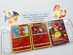 CHARMANDER EVOLUTIONS COLLECTION HOLO 3 POKEMON CARD SET! CHARMELEON CHARIZARD - Image 4