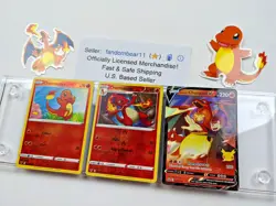 CHARMANDER EVOLUTIONS COLLECTION HOLO 3 POKEMON CARD SET! CHARMELEON CHARIZARD - Image 5