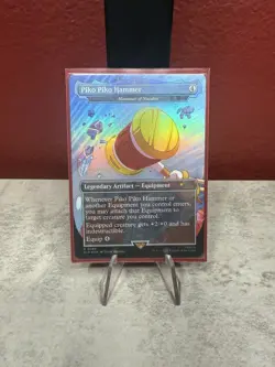 Piko Piko Hammer - RAINBOW FOIL - MTG Secret Lair x Sonic - NM Card - Image 1