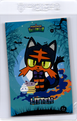 Pokemon Halloween Database pokemon card Litten - Image 1