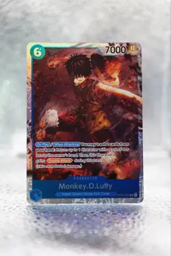 One Piece Card Game Paramount War Monkey.D.Luffy OP02-062 Super Rare Near Mint - Image 1