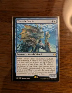 Magic the Gathering Thassa's Oracle Theros Beyond Death Card THB 73 NM-MT - Image 1