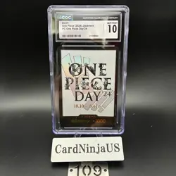 CGC GEM MINT 10 DON !! White Background Premium Card Collection ONE PIECE DAY 24 - Image 1