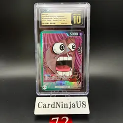 CGC PRISTINE 10 Perona OP06-021 ONE PIECE Card Game BASE SHOP Limited Card 72 - Image 1