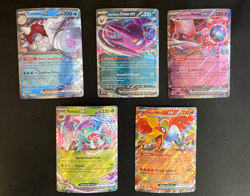 Pokemon Destined Rivals English Lot Of 5 EX cards (NM/Pack Fresh) - Image 1