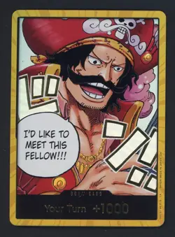 One Piece OP13 EN Alternate Art Gold Don!! Card Gol.D.Roger - Image 1