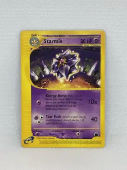 STARMIE 30/144 Skyridge E-SERIES NON-HOLO rare Pokemon TCG card NM/MINT!! - Image 1