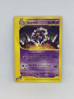 STARMIE 30/144 Skyridge E-SERIES NON-HOLO rare Pokemon TCG card NM/MINT!! - Image 2