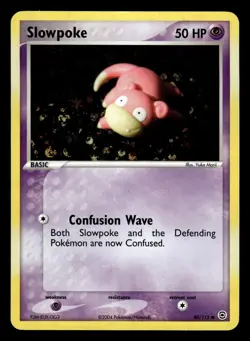 Slowpoke 80/112 Reverse Holo FireRed LeafGreen Pokemon Card - Image 1