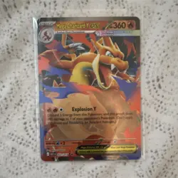 Pokemon Mega Charizard Y EX Foil Stage 2 Fire Card 022/217 Ascended Heroes - Image 1