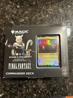 MTG Magic Final Fantasy XIV Scions & Spellcraft Commander Deck Y'shtola - Image 1