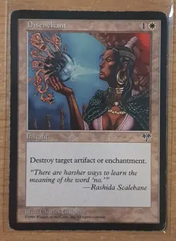1996 MAGIC THE GATHERING MIRAGE DISENCHANT TD25 - Image 1