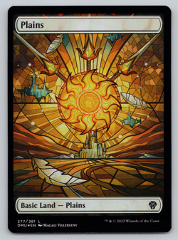 Plains Stain Glass FOIL Land - Dominaria United - MTG - Image 1