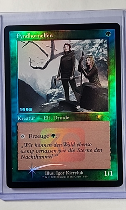 2023 MTG Magic the Gathering 30th Promo Foil #3 Fyndhorn Elves German Exclusive - Image 1