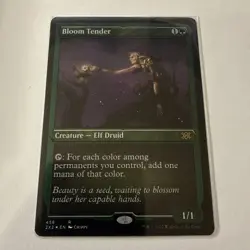MTG Bloom Tender Foil Etched Double Masters 2022 Near Mint Condition - Image 1