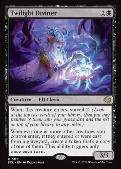 1x Twilight Diviner NM/M Lorwyn Eclipsed MTG - Image 1