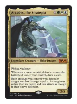 Arcades, the Strategist #212 (NM) Core Set 2019 M19 Magic MTG - Image 1