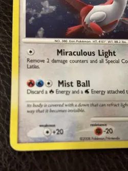 Latias Holo 3/17 – POP Series 7 – Lightly Played – Pokemon Promo - Image 4