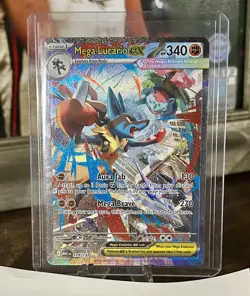 Pokemon ME01: Mega Evolution Mega Lucario ex 179/132 Special Illustration Rare - Image 1