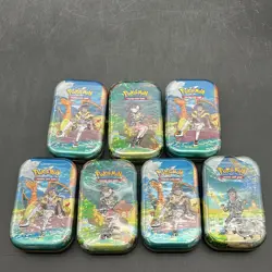 Lot of (7) Pokemon TCG Crown Zenith Mini Tin Sealed - Image 1