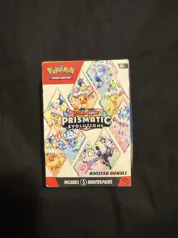 Pokemon TCG Prismatic Evolutions Booster Bundle NEW FACTORY SEALED DAMAGED BOX - Image 1