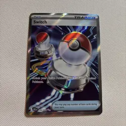 Pokemon TCG Switch 123/94 Phantasmal Flames Ultra Rare Full Art Trainer MINT - Image 1