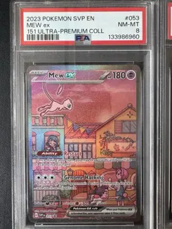 Pokemon 7 slabs Psa, 10,9,8 , Pika McDonald Eevee Mew Charmeleon , Eng & jp Col - Image 4