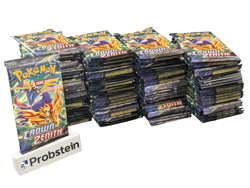 Lot of (100) Pokemon Sword & Shield Crown Zenith Booster Packs SEALED - Image 1