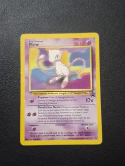 Pokemon TCG Mew WOTC Black Star Promo #8 Moderately Played - Image 1
