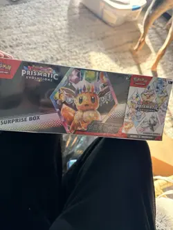 Pokemon Scarlet Violet Prismatic Evolutions Sam’s Club Surprise Box Sealed - Image 2
