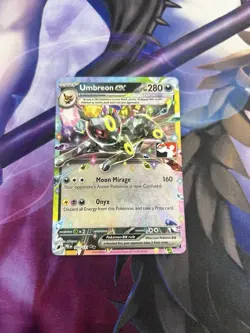Play! Pokemon Prize Pack Series 7 Prismatic Evolutions 060/131 Umbreon ex NM - Image 1