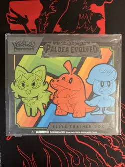 Pokemon TCG Paldea Evolved Elite Trainer Box ETB Factory Sealed English - Image 1