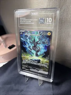 Zekrom EX SIR TAG 10 2025 Pokemon Scarlet & Violet Black Bolt 166/086 Gem mint - Image 2