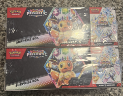 (2) Pokemon Sam's Club Prismatic Evolutions Surprise Box + Booster Bundle Lot - Image 1