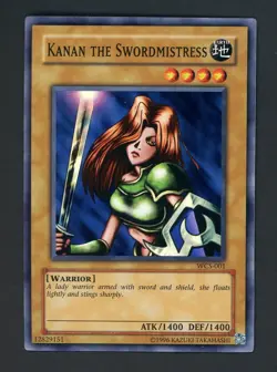2023 Yu-Gi-Oh! Promo WCS-WORLD CHAMP SER #001 Kanan The Swordmistress - Image 1
